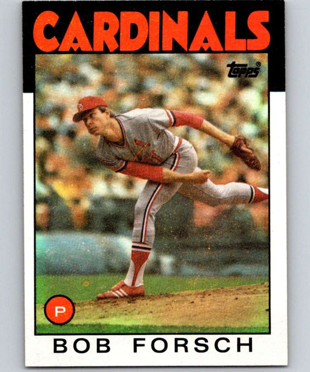 1986 Topps #322 Bob Forsch VG St. Louis Cardinals 