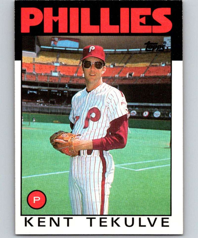 1986 Topps #326 Kent Tekulve VG Philadelphia Phillies 