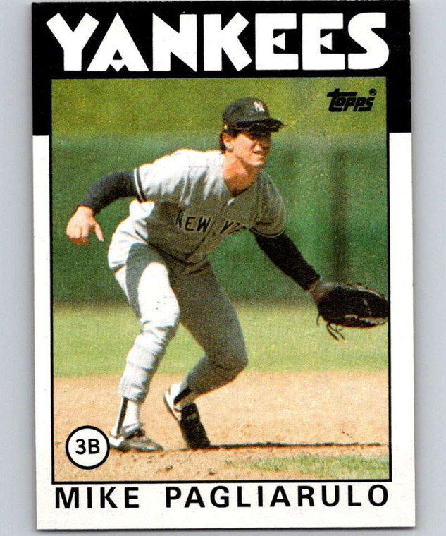 1986 Topps #327 Mike Pagliarulo VG New York Yankees 