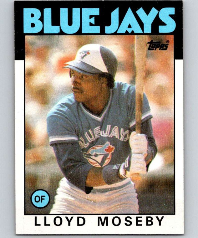 1986 Topps #360 Lloyd Moseby VG Toronto Blue Jays 