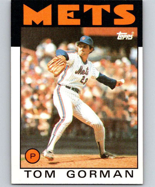1986 Topps #414 Tom Gorman VG New York Mets 