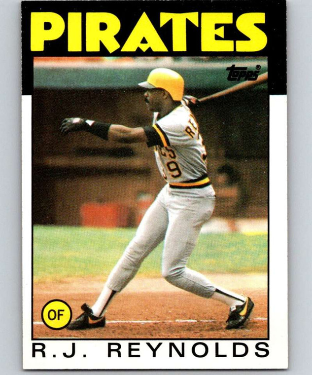 1986 Topps #417 R.J. Reynolds VG Pittsburgh Pirates 