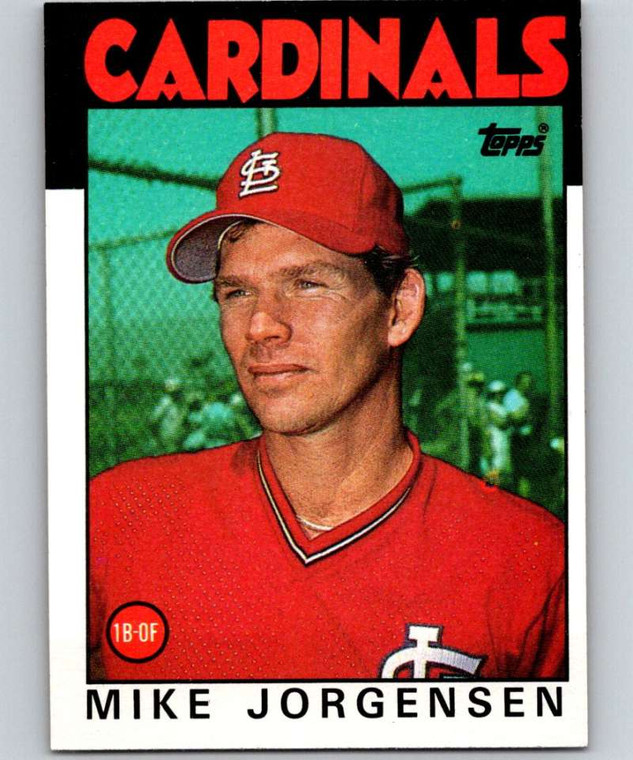 1986 Topps #422 Mike Jorgensen VG St. Louis Cardinals 