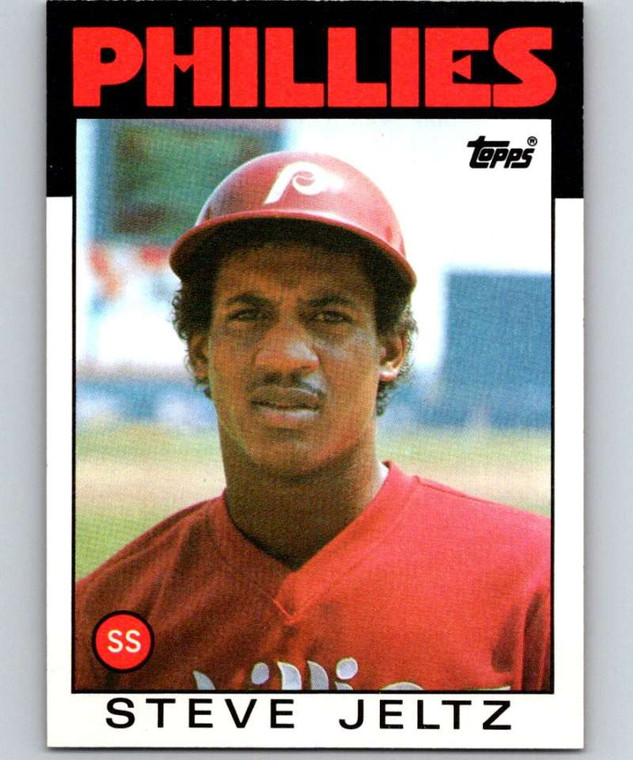 1986 Topps #453 Steve Jeltz VG Philadelphia Phillies 