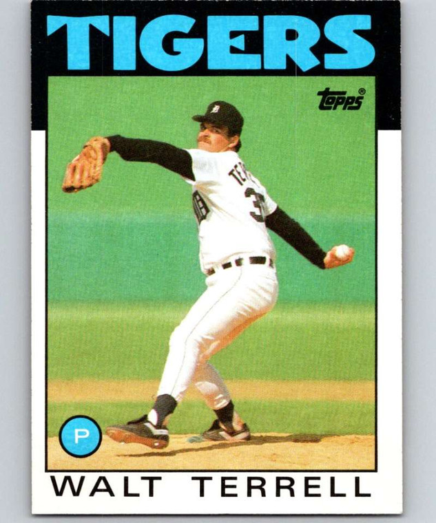1986 Topps #461 Walt Terrell VG Detroit Tigers 