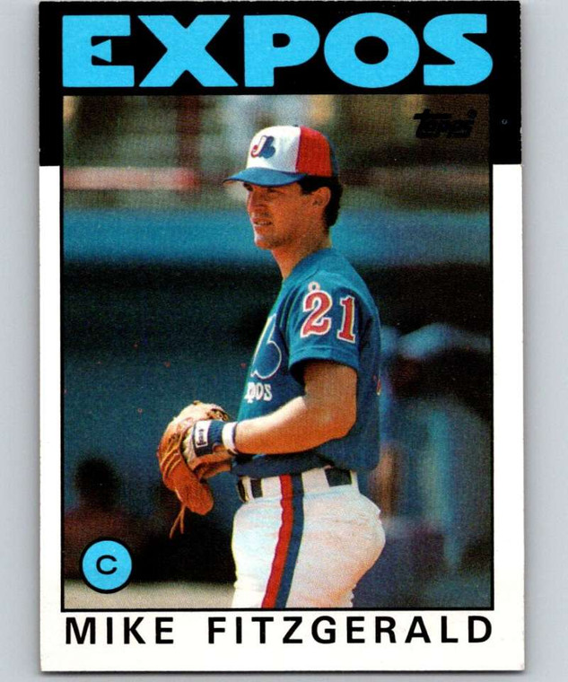 1986 Topps #503 Mike Fitzgerald VG Montreal Expos 