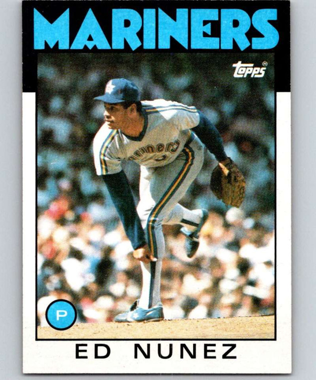 1986 Topps #511 Edwin Nunez VG Seattle Mariners 