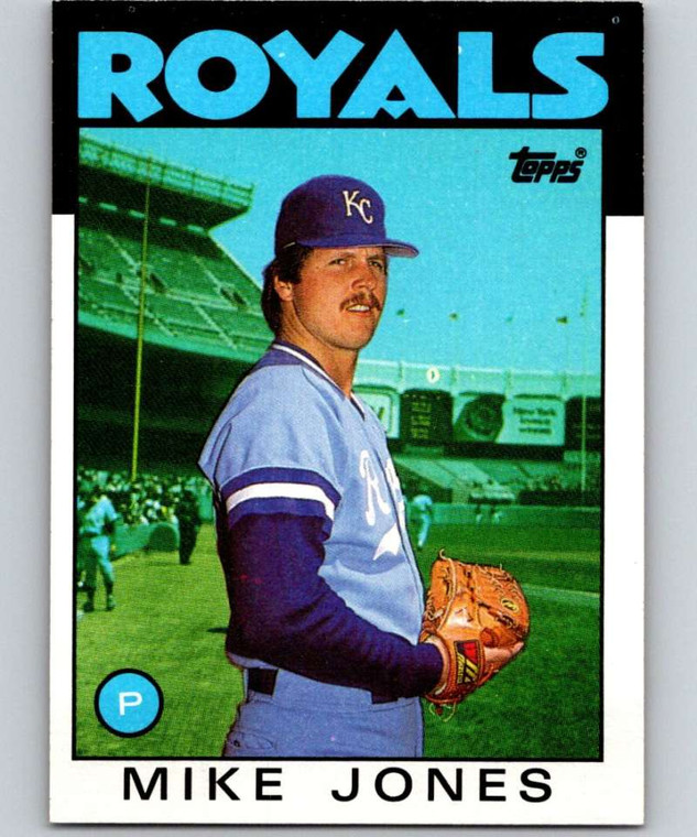 1986 Topps #514 Mike Jones VG Kansas City Royals 