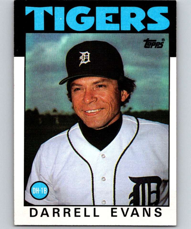 1986 Topps #515 Darrell Evans VG Detroit Tigers 