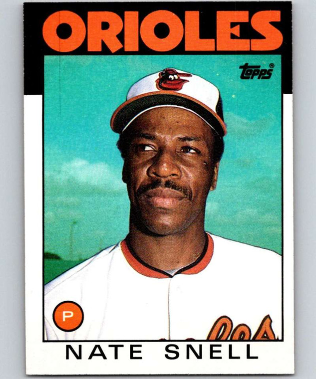 1986 Topps #521 Nate Snell VG Baltimore Orioles 