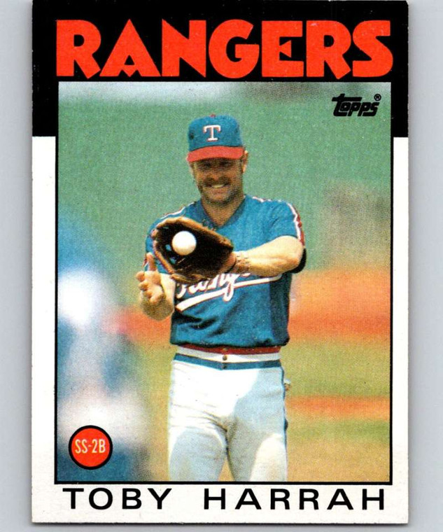 1986 Topps #535 Toby Harrah VG Texas Rangers 