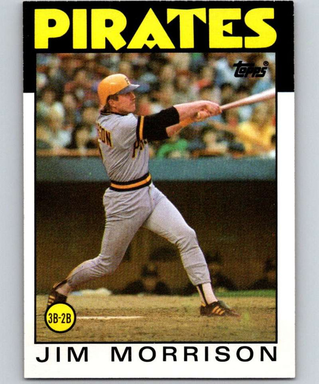 1986 Topps #553 Jim Morrison VG Pittsburgh Pirates 