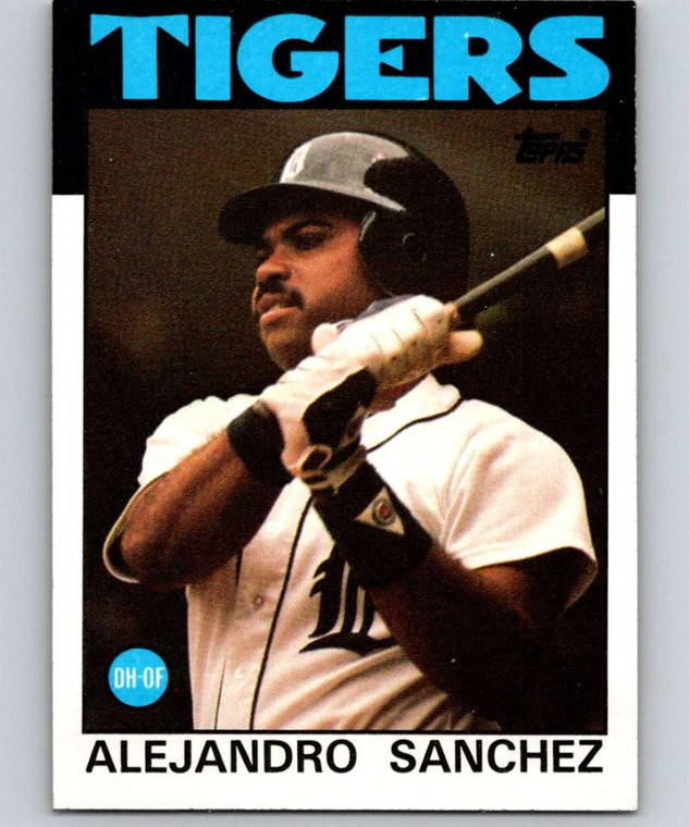 1986 Topps #563 Alejandro Sanchez VG Detroit Tigers 