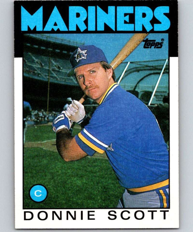 1986 Topps #568 Donnie Scott VG Seattle Mariners 