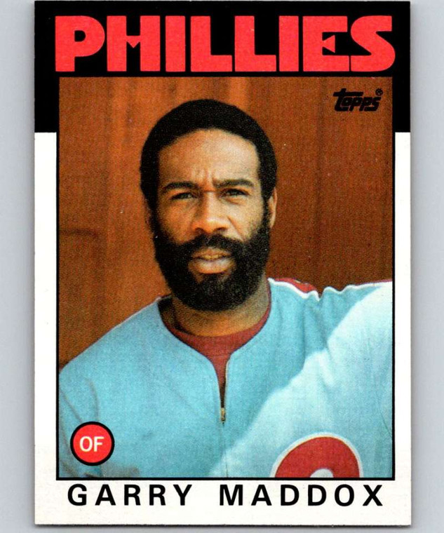 1986 Topps #585 Garry Maddox VG Philadelphia Phillies 