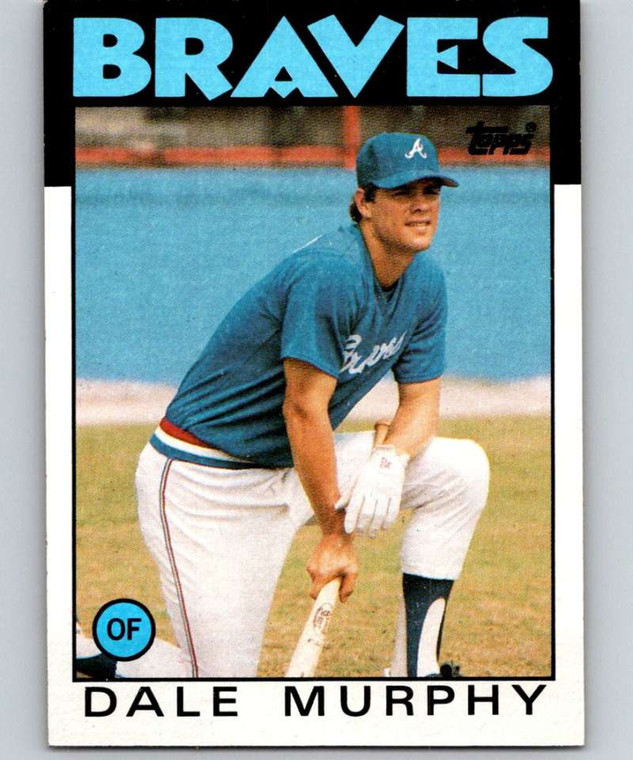 1986 Topps #600 Dale Murphy VG Atlanta Braves 