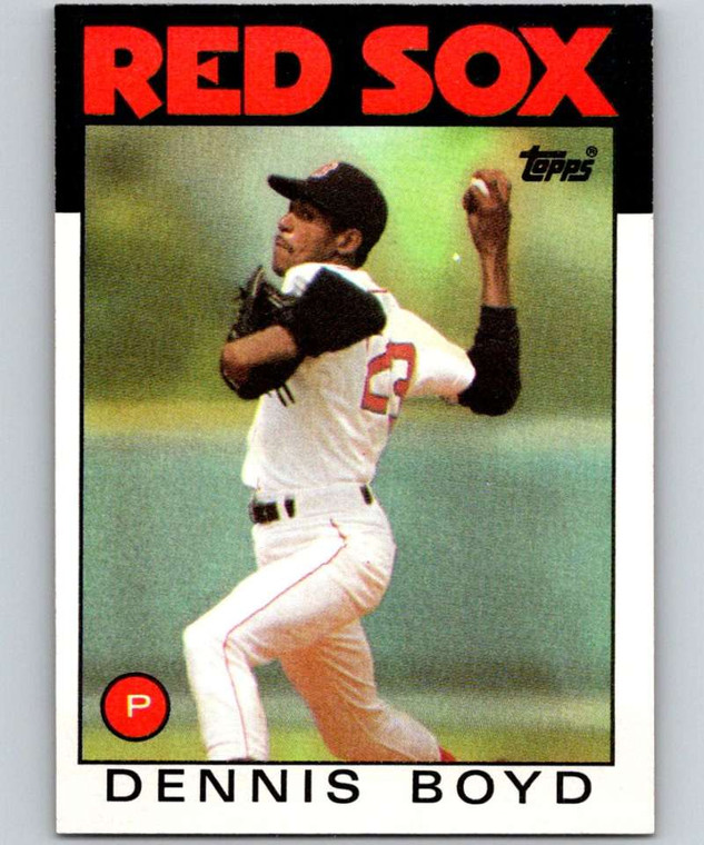 1986 Topps #605 Oil Can Boyd VG Boston Red Sox 