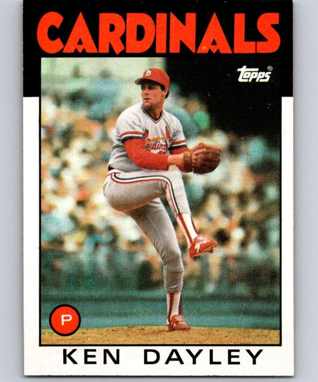 1986 Topps #607 Ken Dayley VG St. Louis Cardinals 