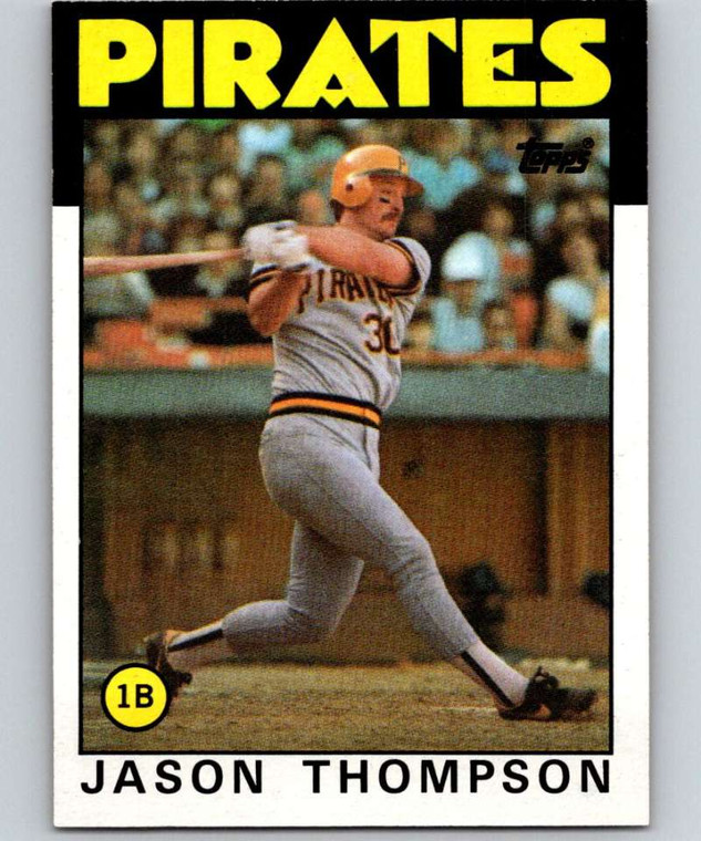 1986 Topps #635 Jason Thompson VG Pittsburgh Pirates 
