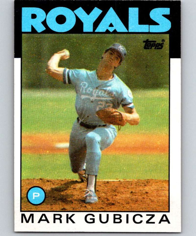 1986 Topps #644 Mark Gubicza VG Kansas City Royals 