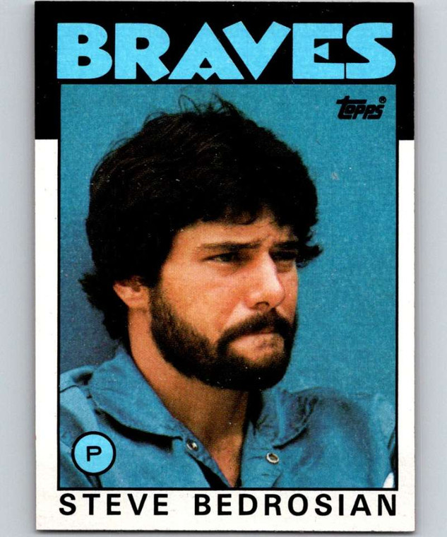 1986 Topps #648 Steve Bedrosian VG Atlanta Braves 