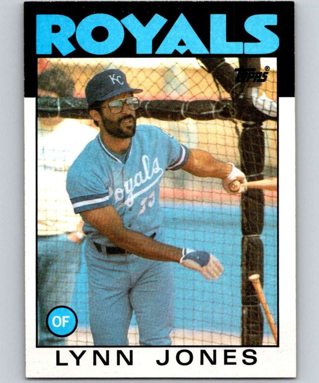 1986 Topps #671 Lynn Jones VG Kansas City Royals 