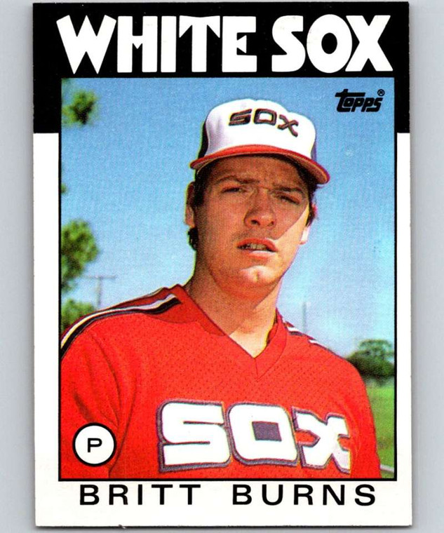 1986 Topps #679 Britt Burns VG Chicago White Sox 