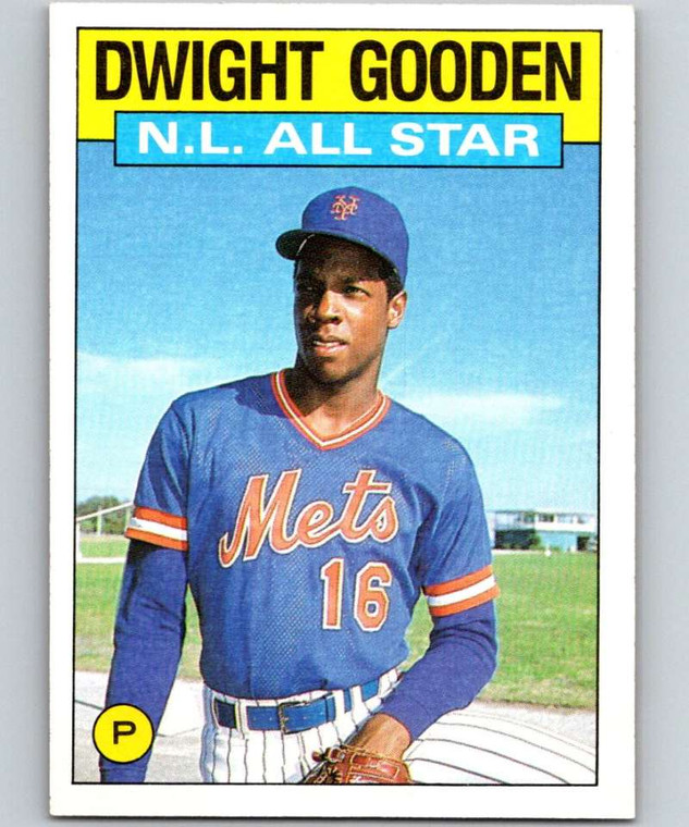 1986 Topps #709 Dwight Gooden AS VG New York Mets 