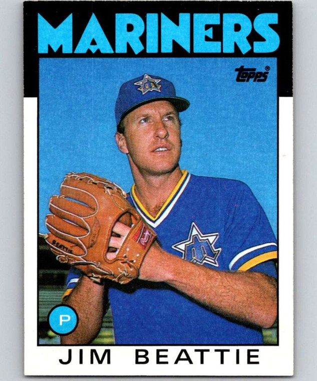 1986 Topps #729 Jim Beattie VG Seattle Mariners 