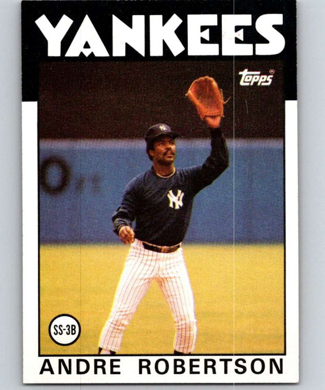 1986 Topps #738 Andre Robertson VG New York Yankees 