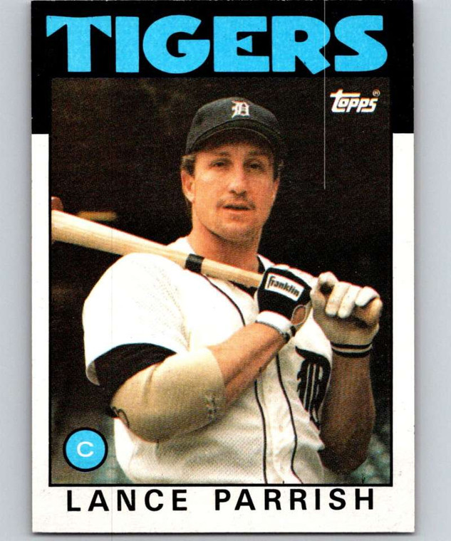 1986 Topps #740 Lance Parrish VG Detroit Tigers 