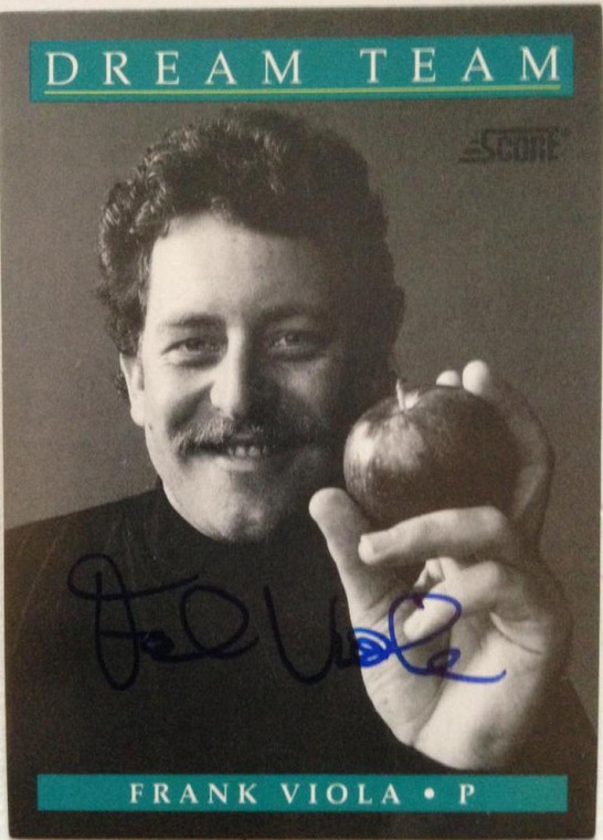 Frank Viola Autographed 1991 Score #882