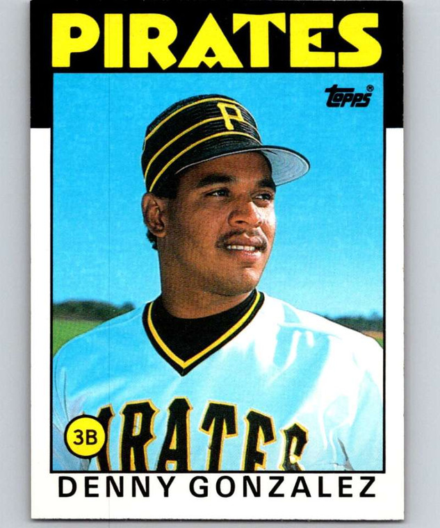 1986 Topps #746 Denny Gonzalez VG Pittsburgh Pirates 