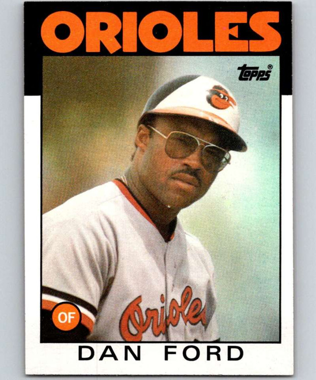 1986 Topps #753 Dan Ford VG Baltimore Orioles 