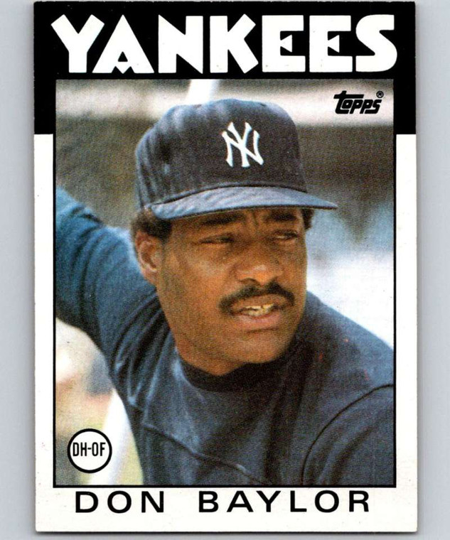 1986 Topps #765 Don Baylor VG New York Yankees 