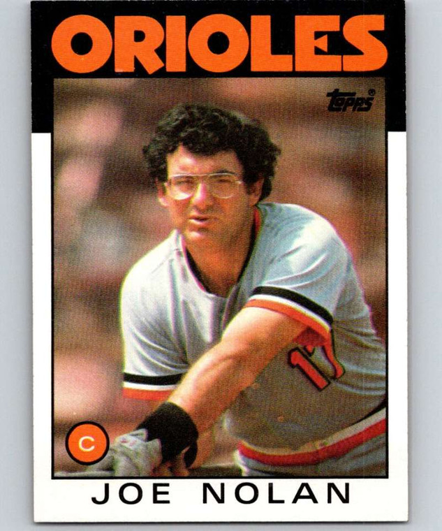 1986 Topps #781 Joe Nolan VG Baltimore Orioles 