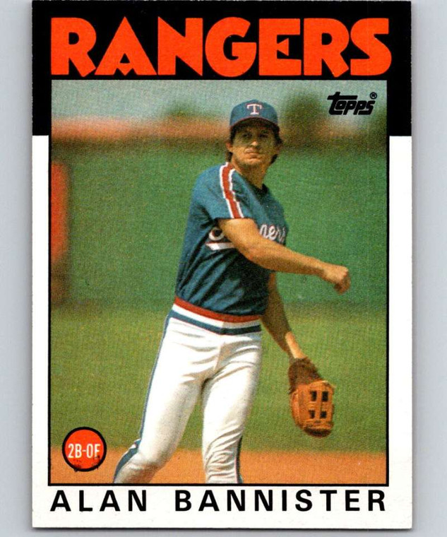 1986 Topps #784 Alan Bannister VG Texas Rangers 