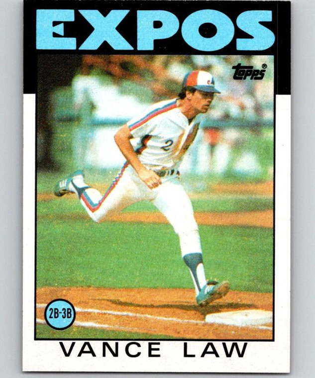 1986 Topps #787 Vance Law VG Montreal Expos 