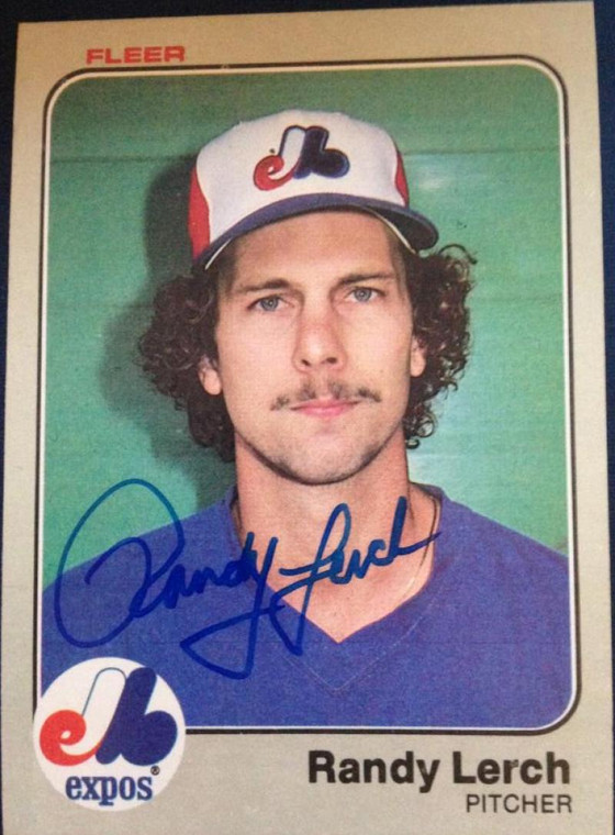 Randy Lerch Autographed 1983 Fleer #287