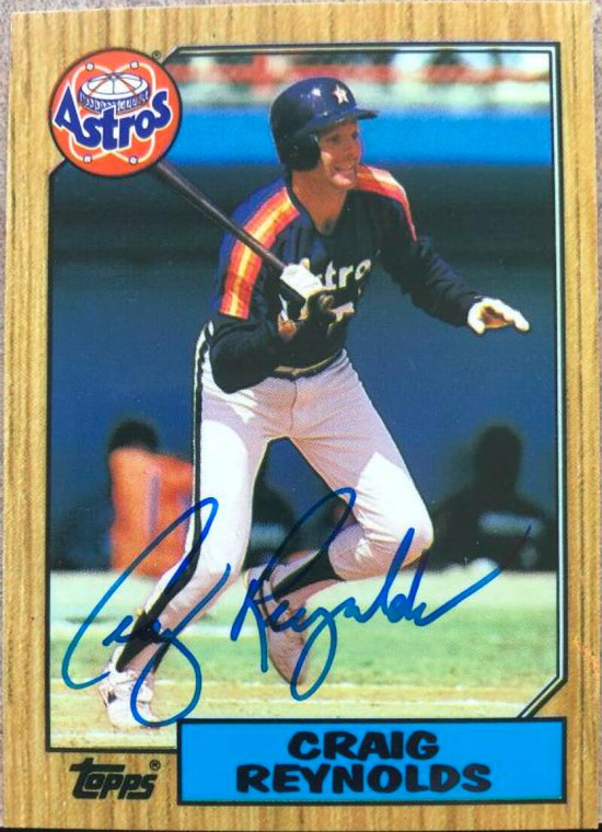 Craig Reynolds Autographed 1987 Topps Tiffany #779