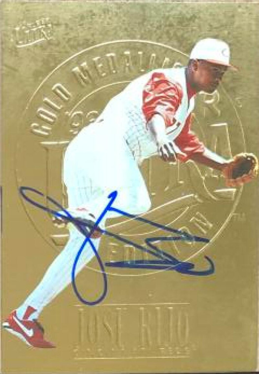 Jose Rijo Autographed 1996 Fleer Ultra Gold Medallion #465