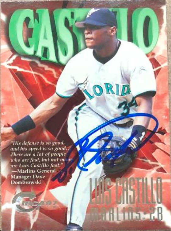 Luis Castillo Autographed 1997 Circa #358