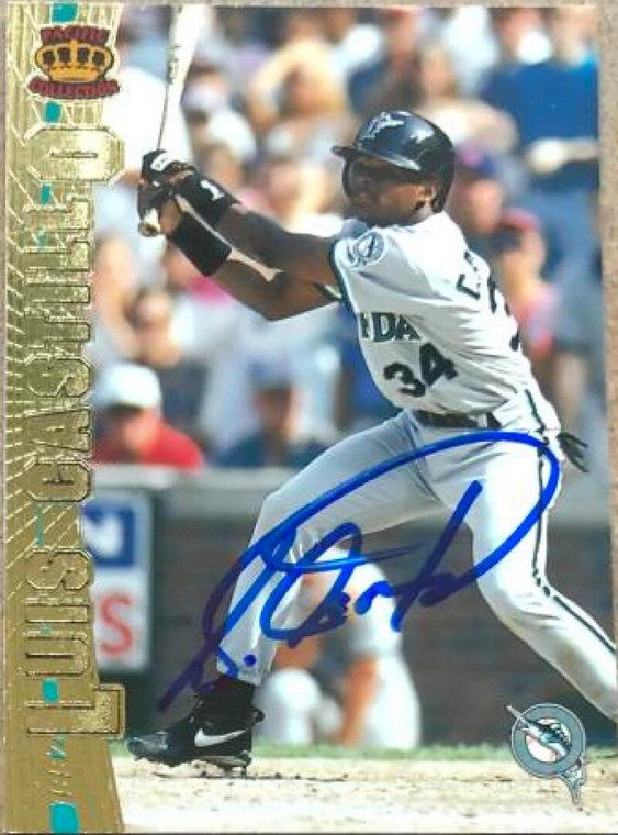 Luis Castillo Autographed 1997 Pacific Crown Collection #298