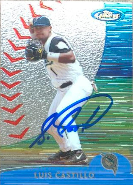 Luis Castillo Autographed 2000 Topps Finest #46