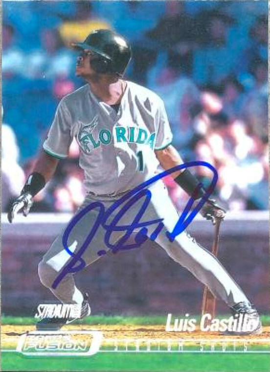 Luis Castillo Autographed 2001 Topps Fusion #145