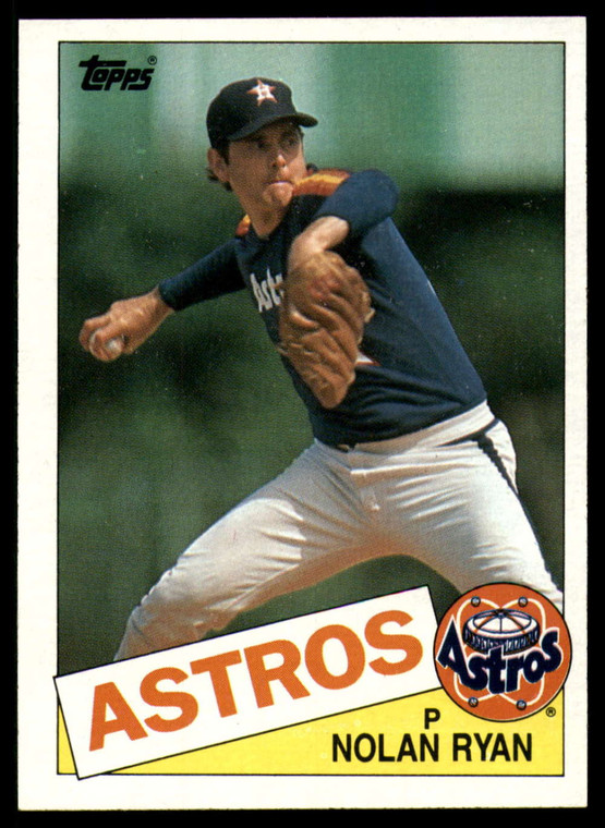 1985 Topps #760 Nolan Ryan VG Houston Astros 