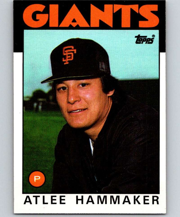 1986 Topps #223 Atlee Hammaker VG San Francisco Giants 