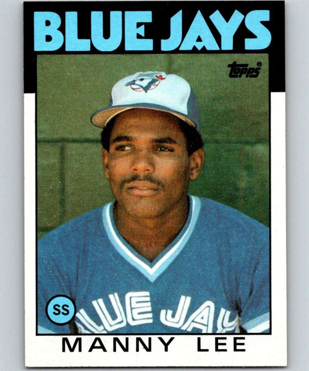 1986 Topps #23 Manuel Lee VG RC Rookie Toronto Blue Jays 