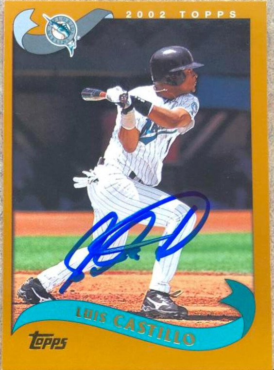 Luis Castillo Autographed 2002 Topps #113