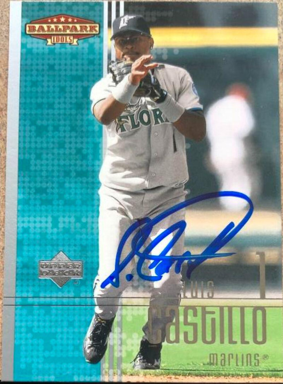 Luis Castillo Autographed 2002 Upper Deck Ballpark Idols #156